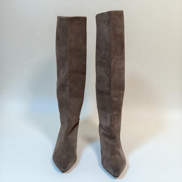 Jeffrey Campbell “Senita” Suede Knee-High Boots in Grey 👢✨ - Picture 2 of 10